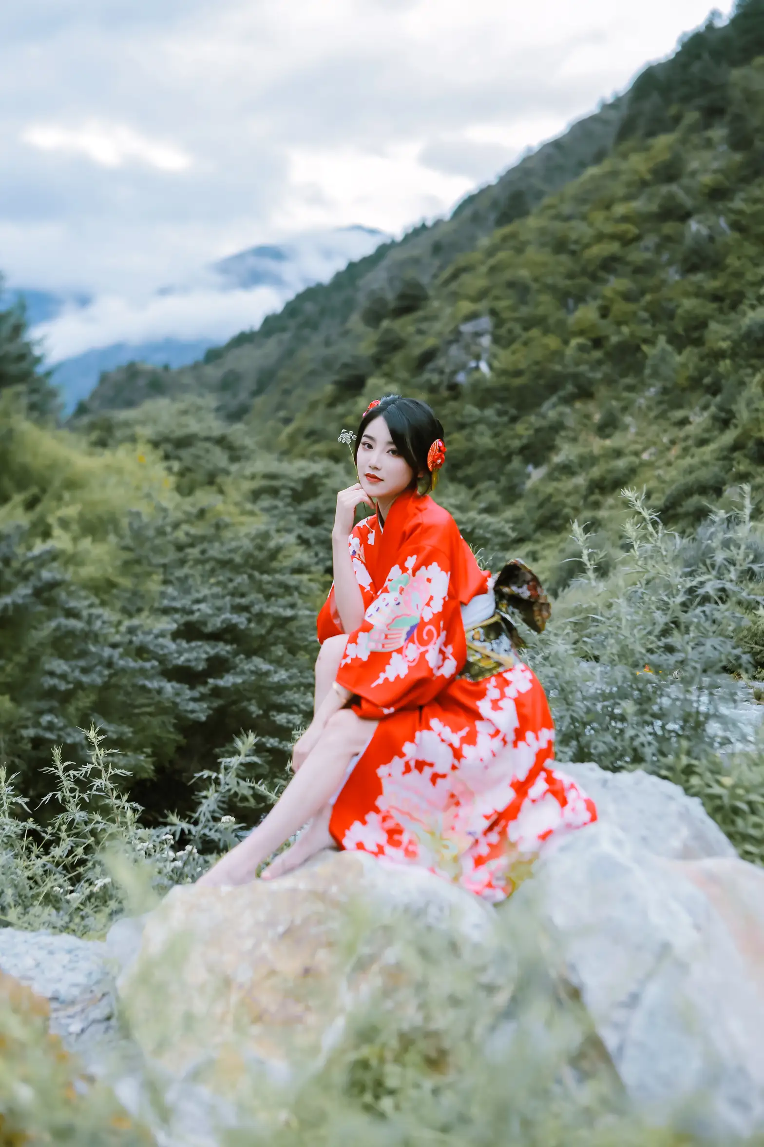 [YITUYU] 2022.02.01 Vol.734 – Between Green Mountains and Green Waters Tingting#[23P]-14