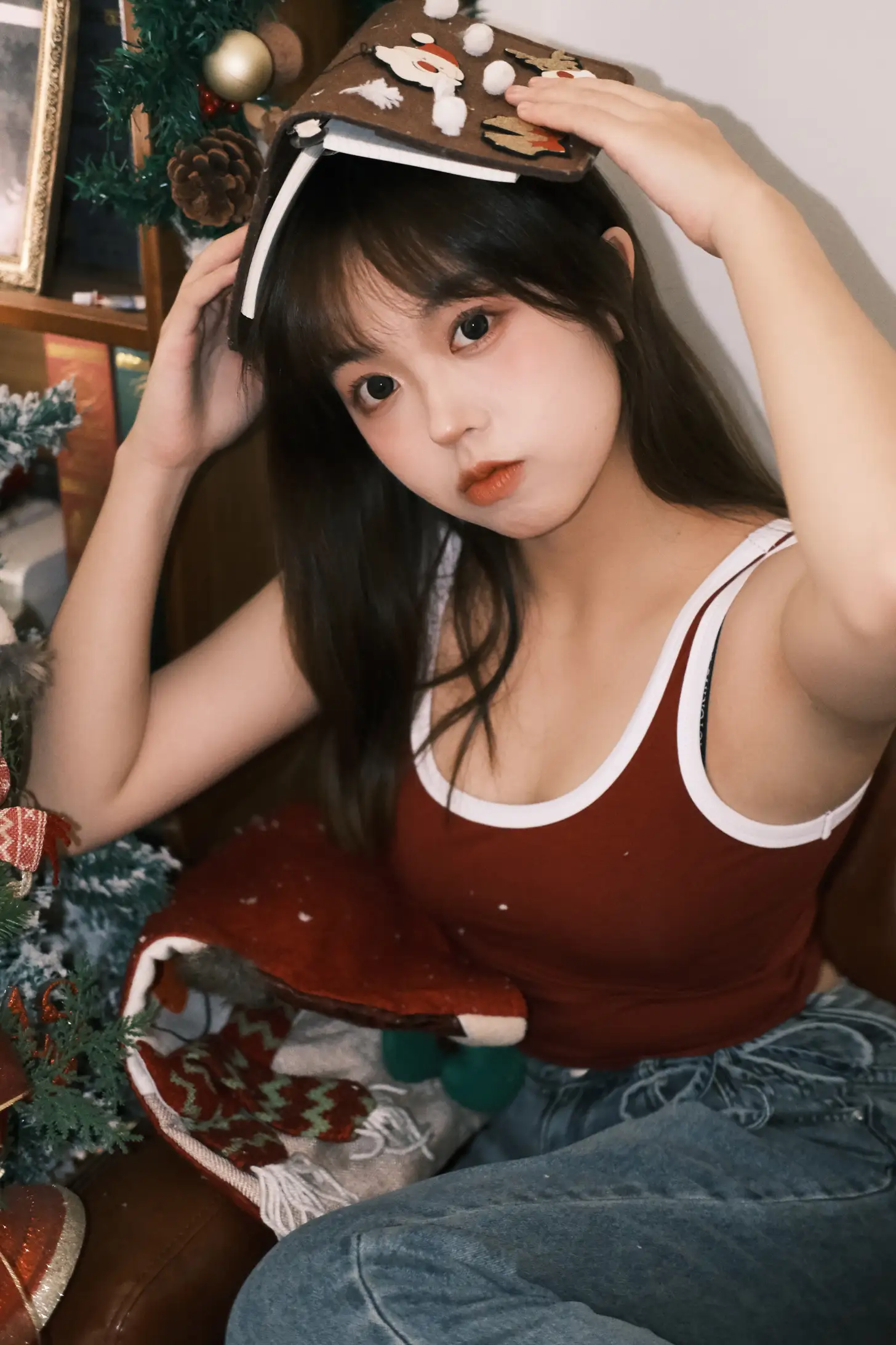 [YITUYU] 2022.11.18 Vol.2467 – Merry Christmas Haji Twist#[33P]-9